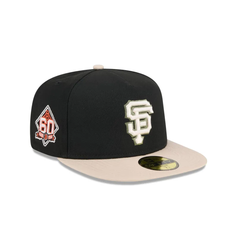 San Francisco Giants Canvas 59FIFTY A-Frame Fitted Hat sold by New Era
