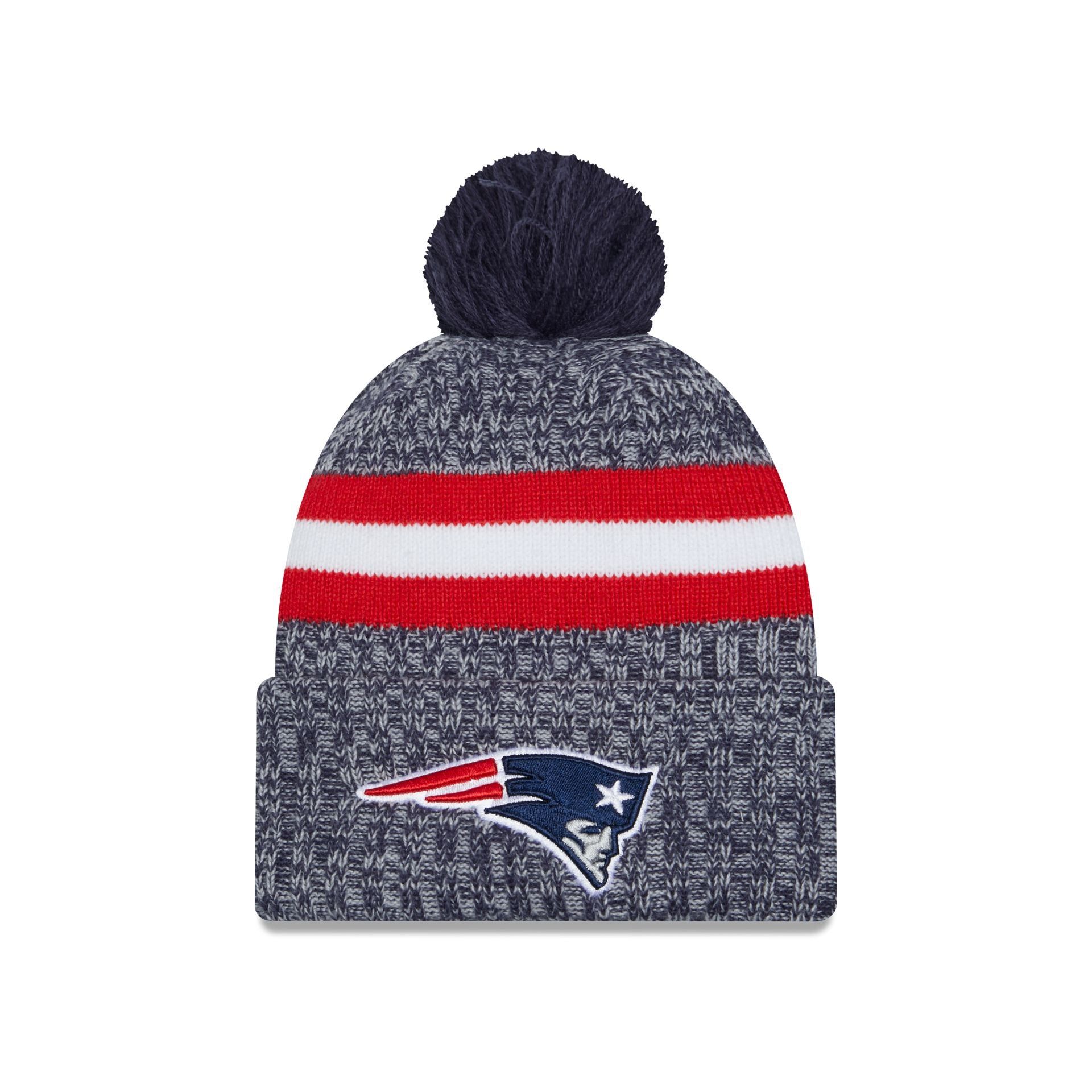 New England Patriots 2023 Cold Weather Pom Knit Hat sold by New Era