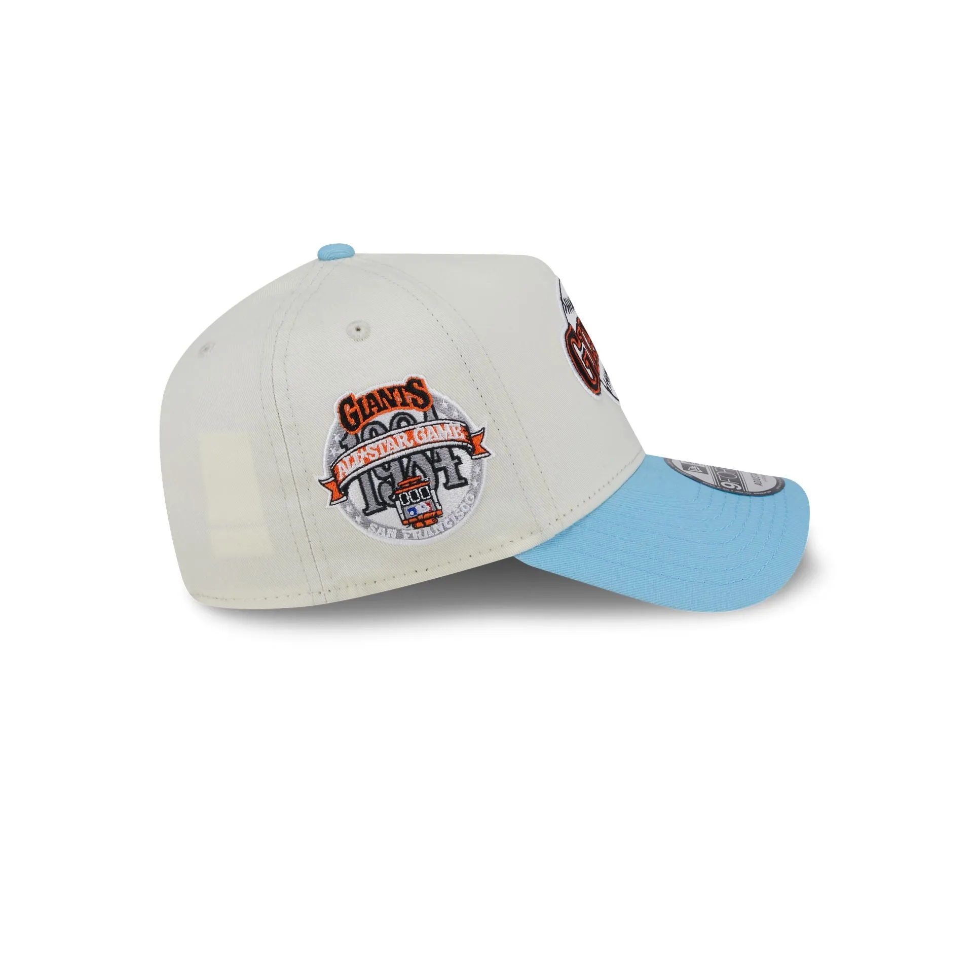 San Francisco Giants Chrome White 9FORTY A-Frame Snapback Hat sold by New Era product image thumbnail 4