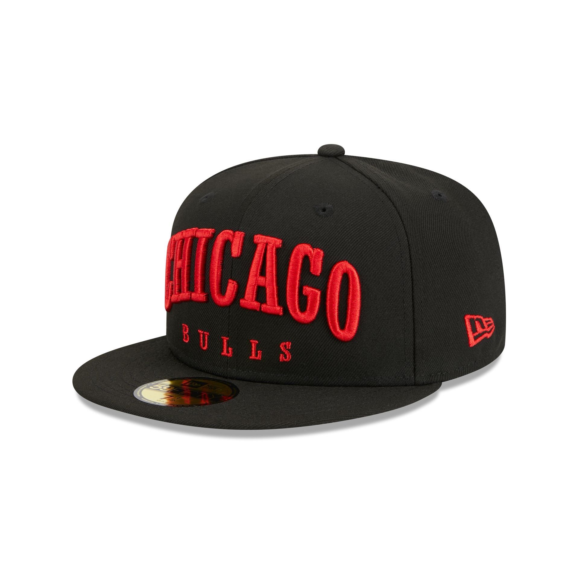 Chicago Bulls Sport Night Wordmark 59FIFTY Fitted Hat sold by New Era product image thumbnail 3