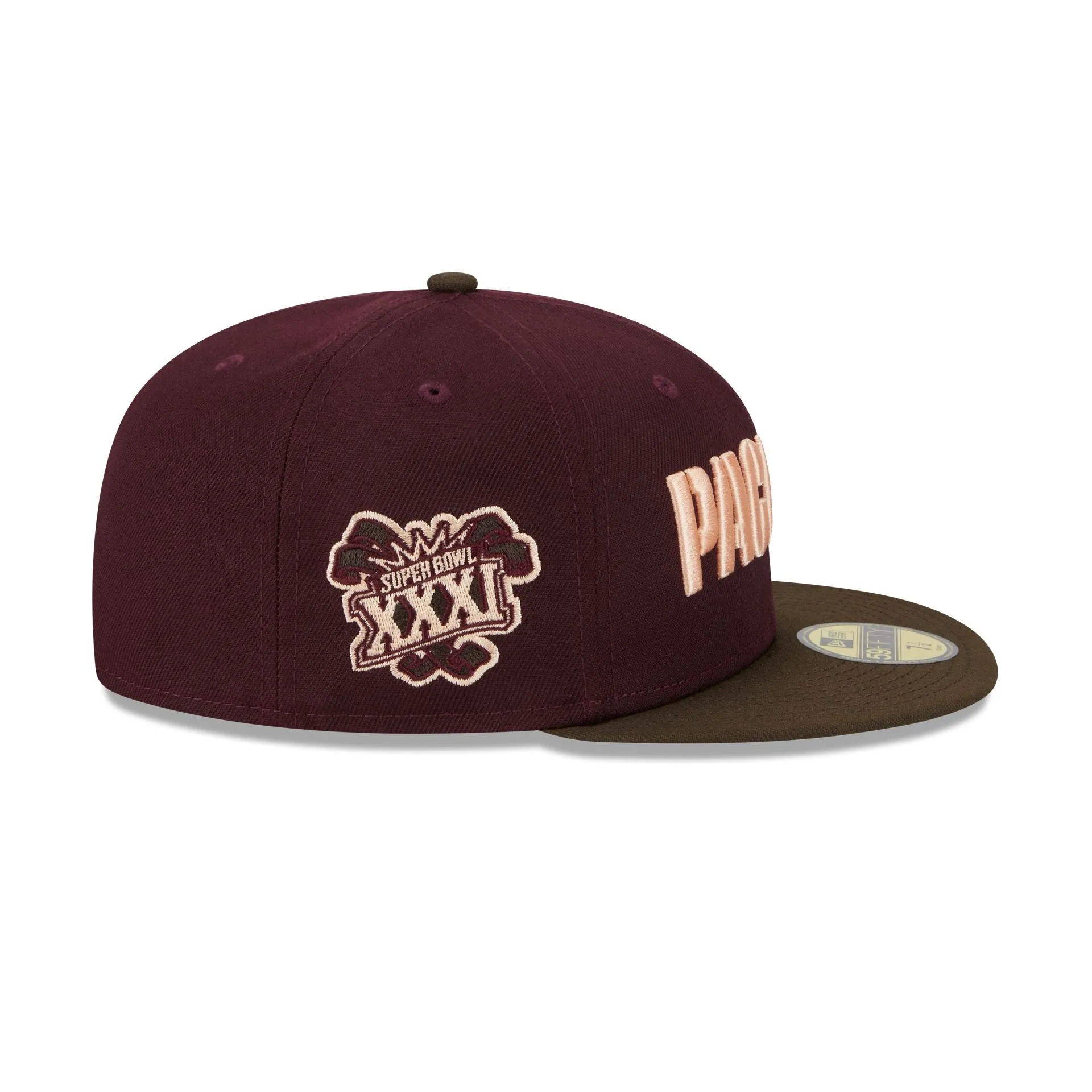 Green Bay Packers Berry Chocolate 59FIFTY Fitted Hat sold by New Era product image thumbnail 4