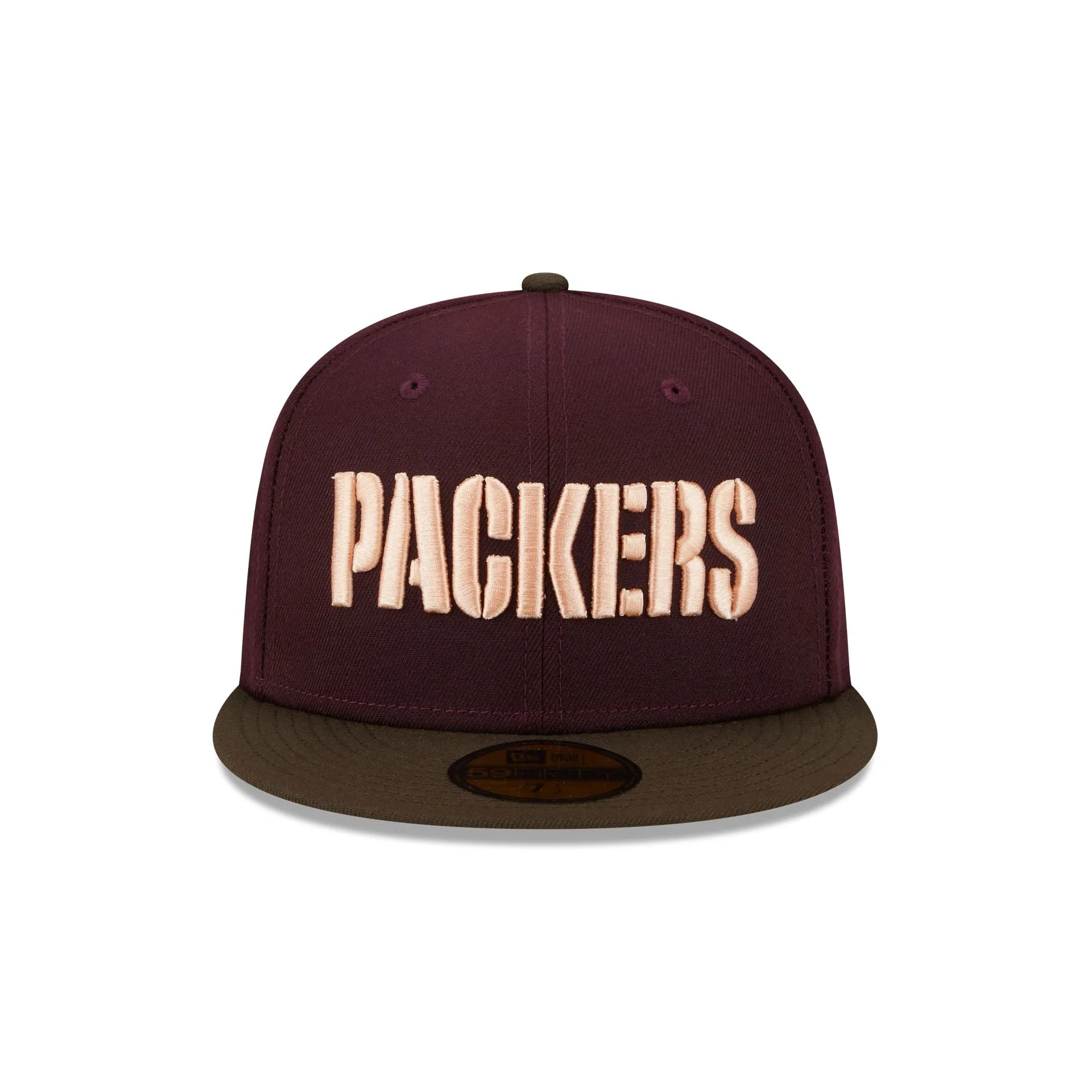 Green Bay Packers Berry Chocolate 59FIFTY Fitted Hat sold by New Era product image thumbnail 2
