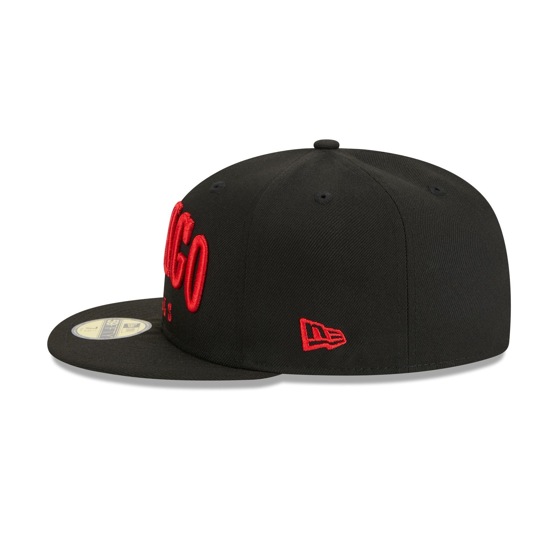 Chicago Bulls Sport Night Wordmark 59FIFTY Fitted Hat sold by New Era product image thumbnail 5
