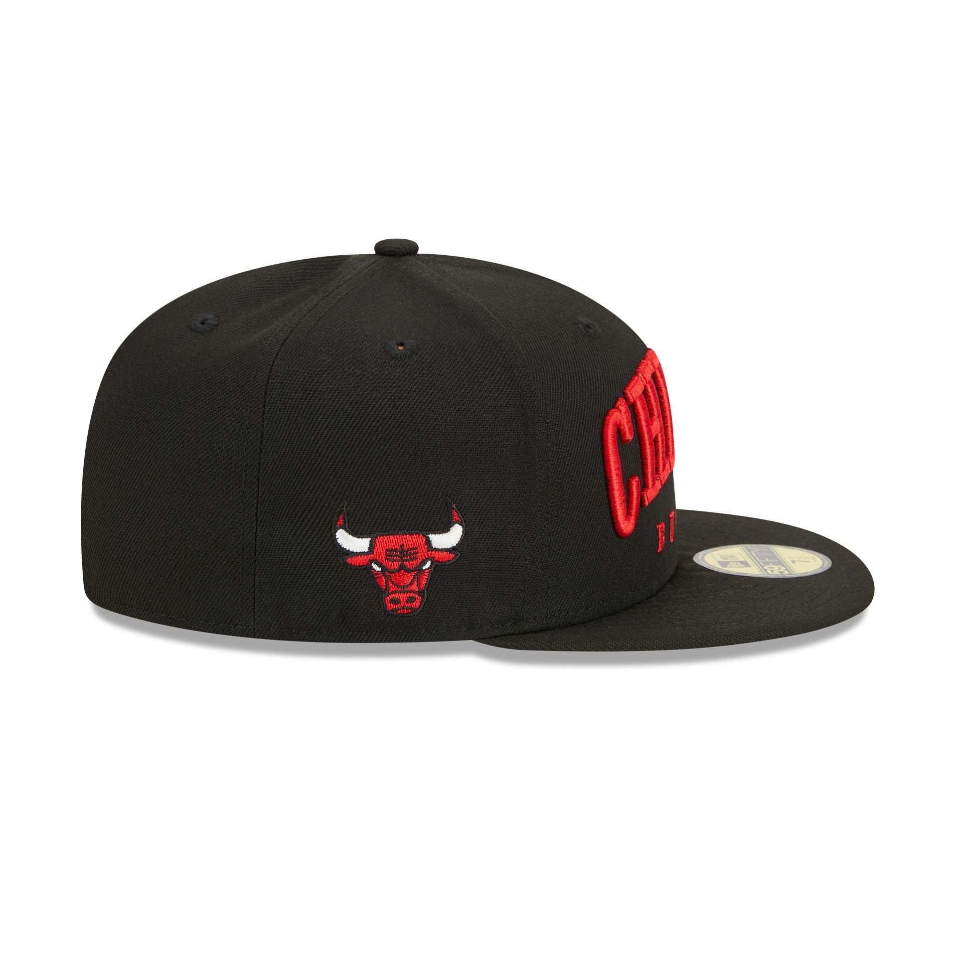 Chicago Bulls Sport Night Wordmark 59FIFTY Fitted Hat sold by New Era product image thumbnail 4