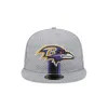 Baltimore Ravens 2024 Sideline Gray 59FIFTY Fitted Hat sold by New Era