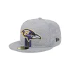 Baltimore Ravens 2024 Sideline Gray 59FIFTY Fitted Hat sold by New Era