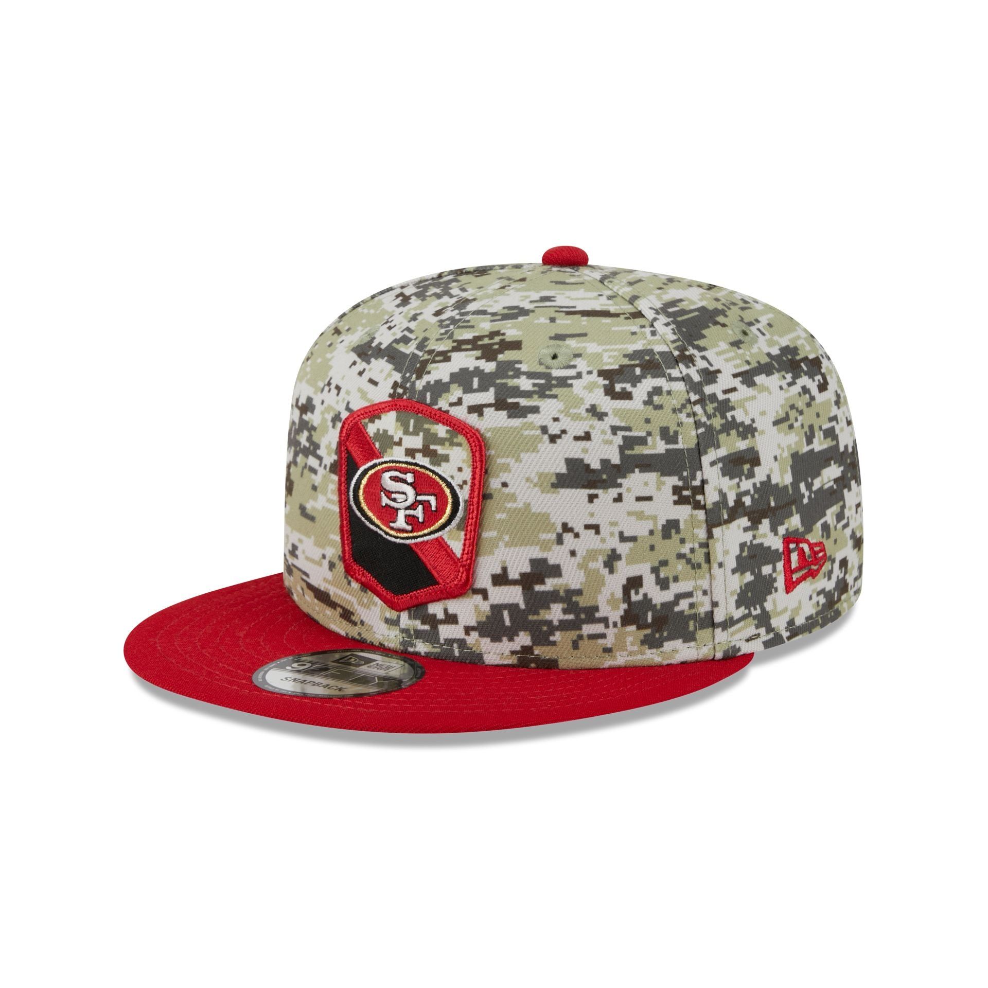 San Francisco 49ers 2023 Salute to Service Camo 9FIFTY Snapback Hat sold by New Era product image thumbnail 3