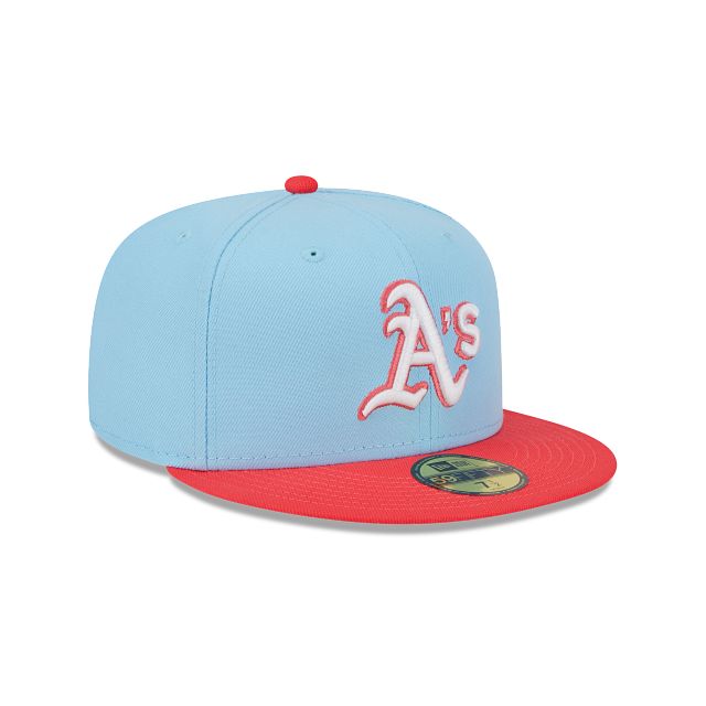 Oakland Athletics Color Pack Blue 59FIFTY Fitted Hat sold by New Era product image thumbnail 3