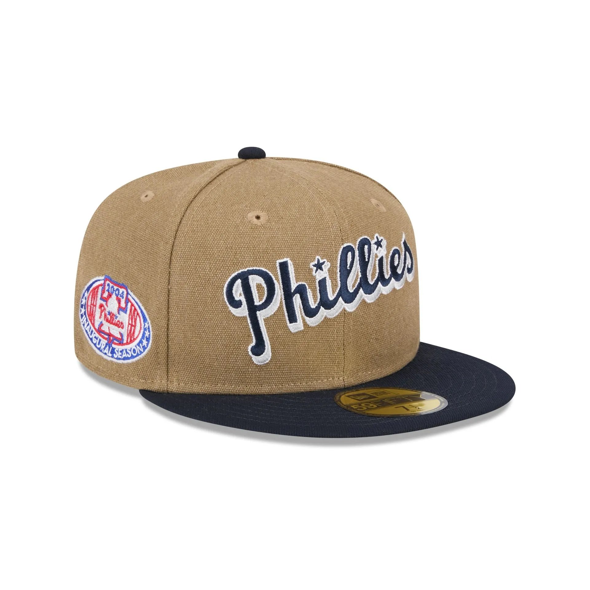 Philadelphia Phillies Canvas Crown 59FIFTY Fitted Hat sold by New Era