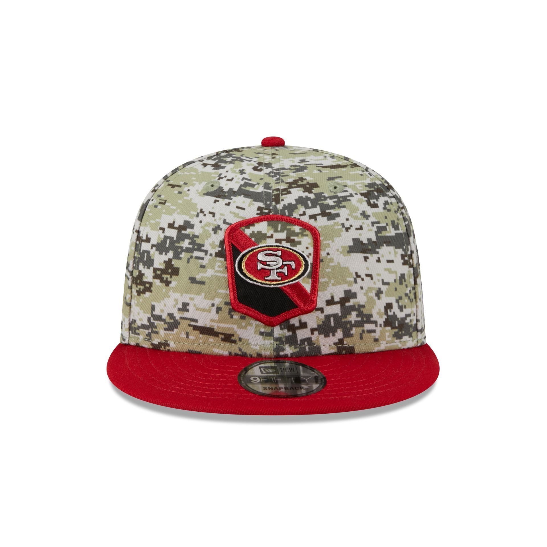 San Francisco 49ers 2023 Salute to Service Camo 9FIFTY Snapback Hat sold by New Era product image thumbnail 2