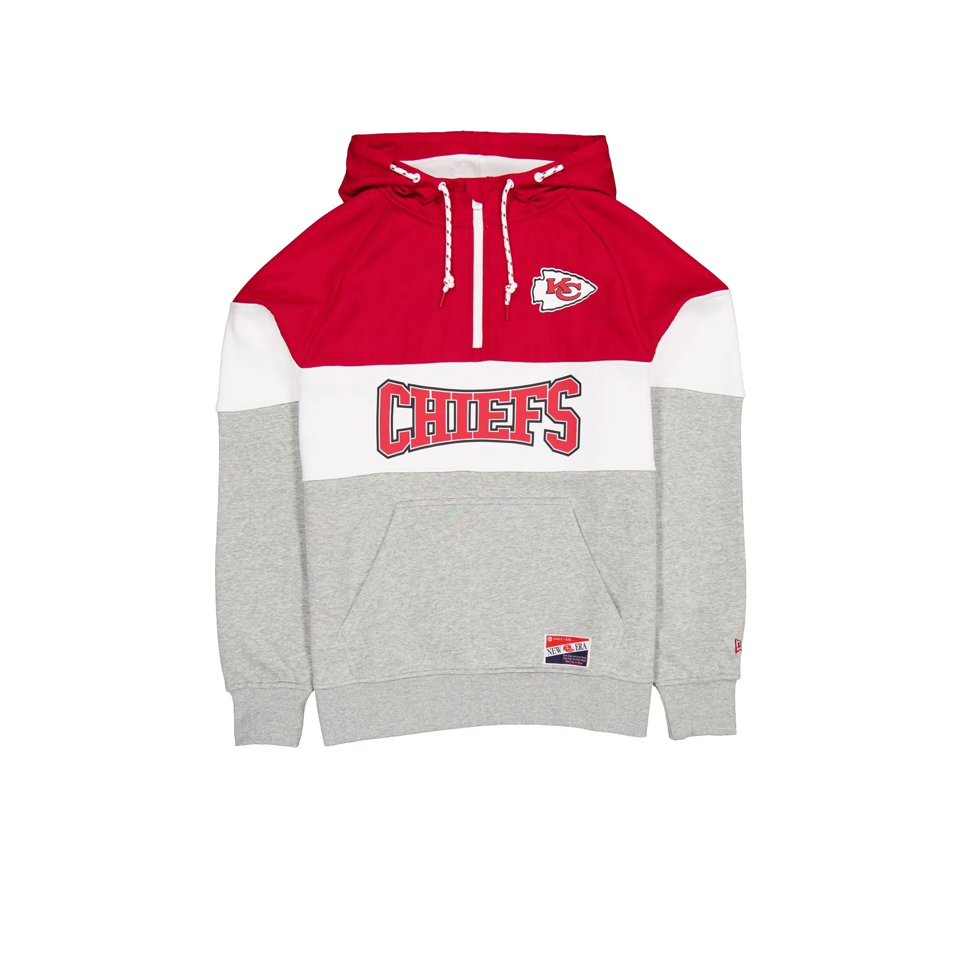 Kansas City Chiefs Throwback Color Block Hoodie sold by New Era