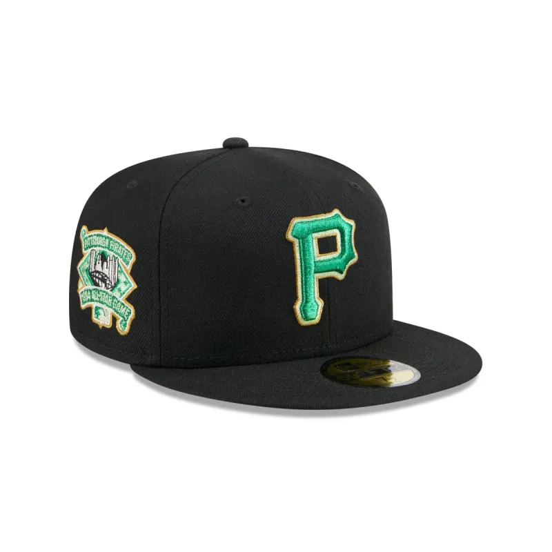 Pittsburgh Pirates Metallic Green Pop 59FIFTY Fitted Hat sold by New Era