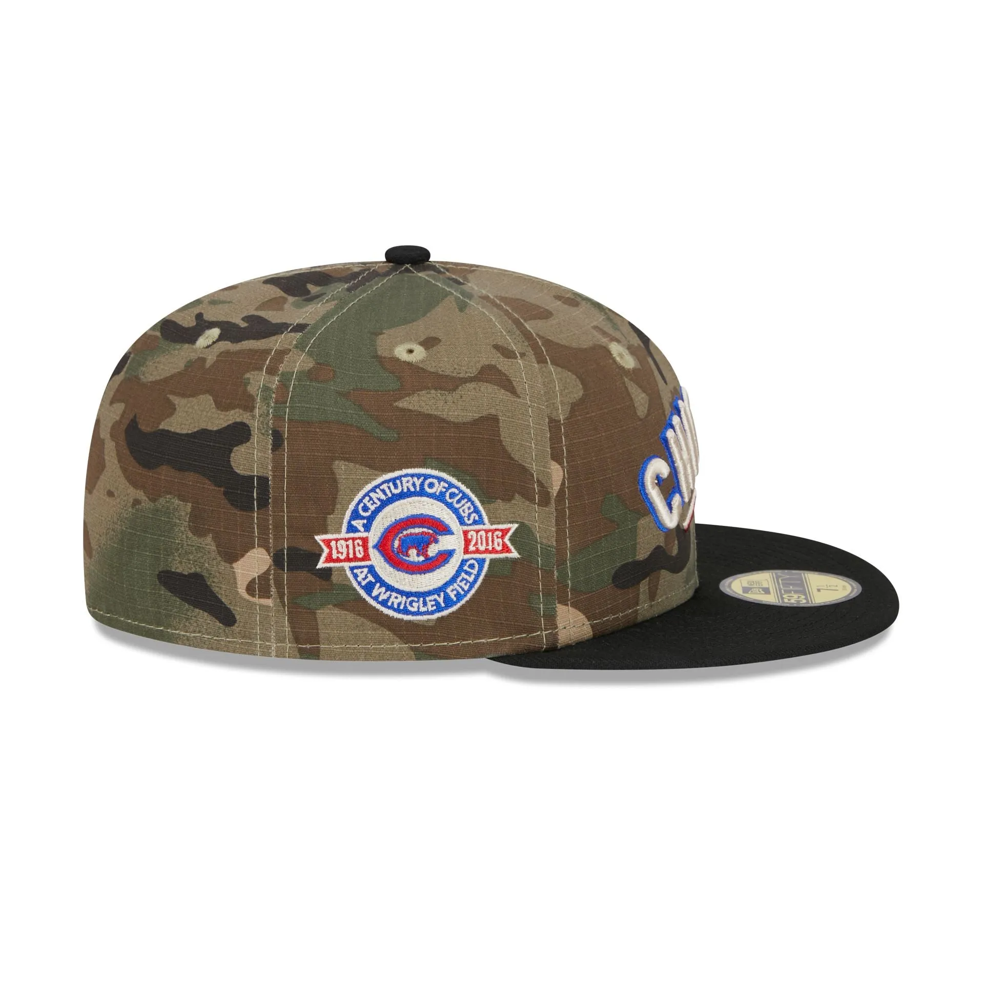 Chicago Cubs Camo Crown 59FIFTY Fitted Hat sold by New Era product image thumbnail 4