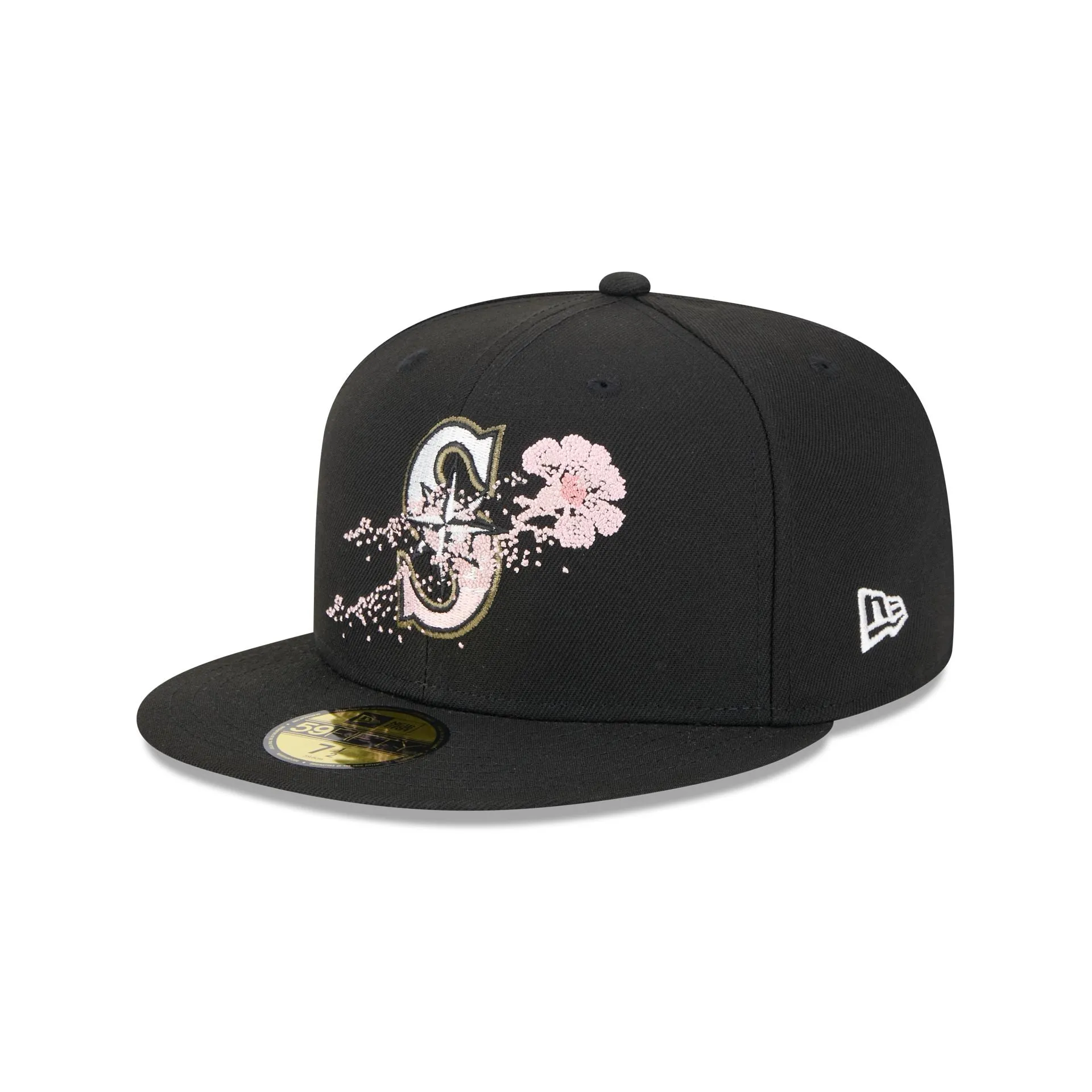Seattle Mariners Dotted Floral 59FIFTY Fitted Hat sold by New Era