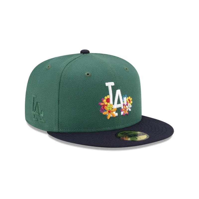 Just Caps Flower Power Los Angeles Dodgers 59FIFTY Fitted Hat sold by New Era