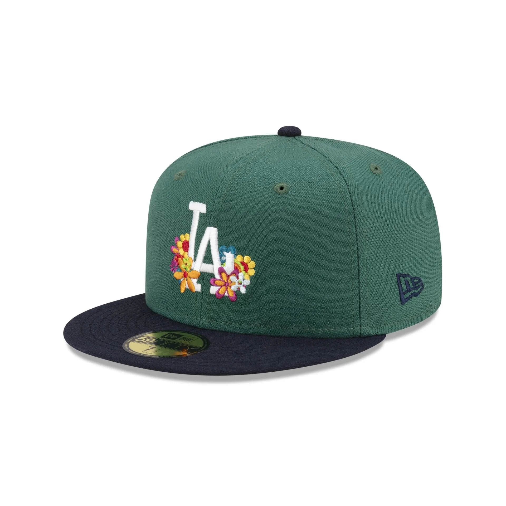Just Caps Flower Power Los Angeles Dodgers 59FIFTY Fitted Hat sold by New Era product image thumbnail 3