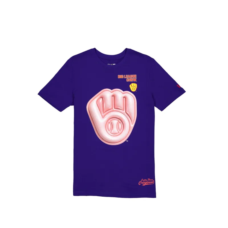 Big League Chew X Milwaukee Brewers T-Shirt sold by New Era