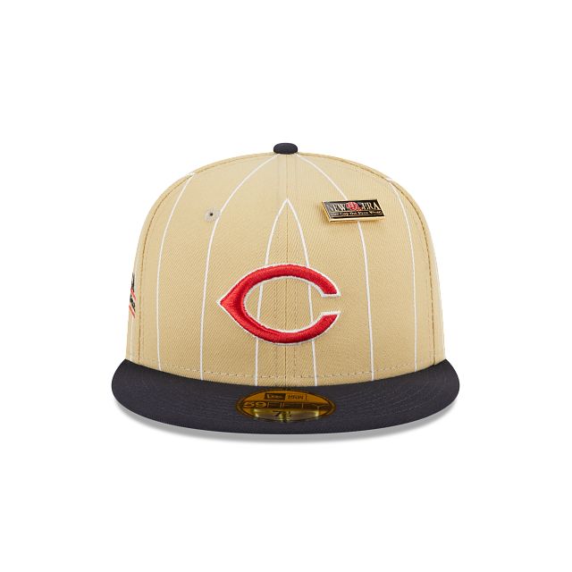 Cincinnati Reds Pinstripe 59FIFTY Fitted Hat sold by New Era product image thumbnail 2