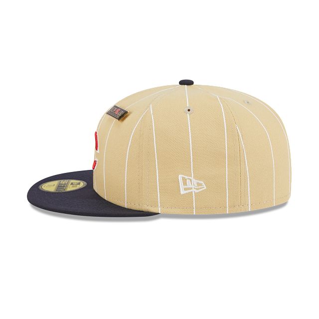 Cincinnati Reds Pinstripe 59FIFTY Fitted Hat sold by New Era product image thumbnail 5