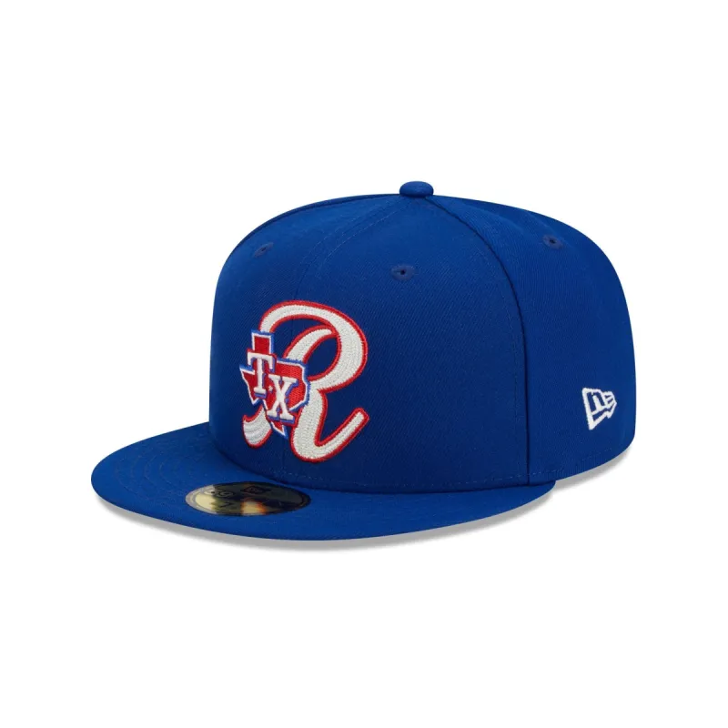Texas Rangers Duo Logo 59FIFTY Fitted Hat sold by New Era