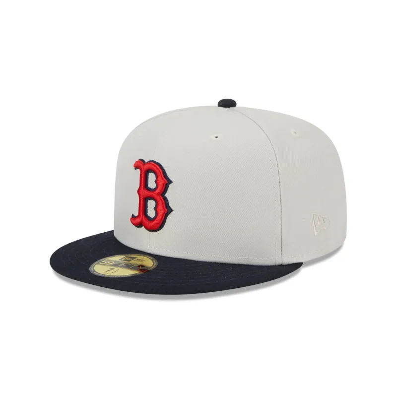 Boston Red Sox Varsity Letter 59FIFTY Fitted Hat sold by New Era