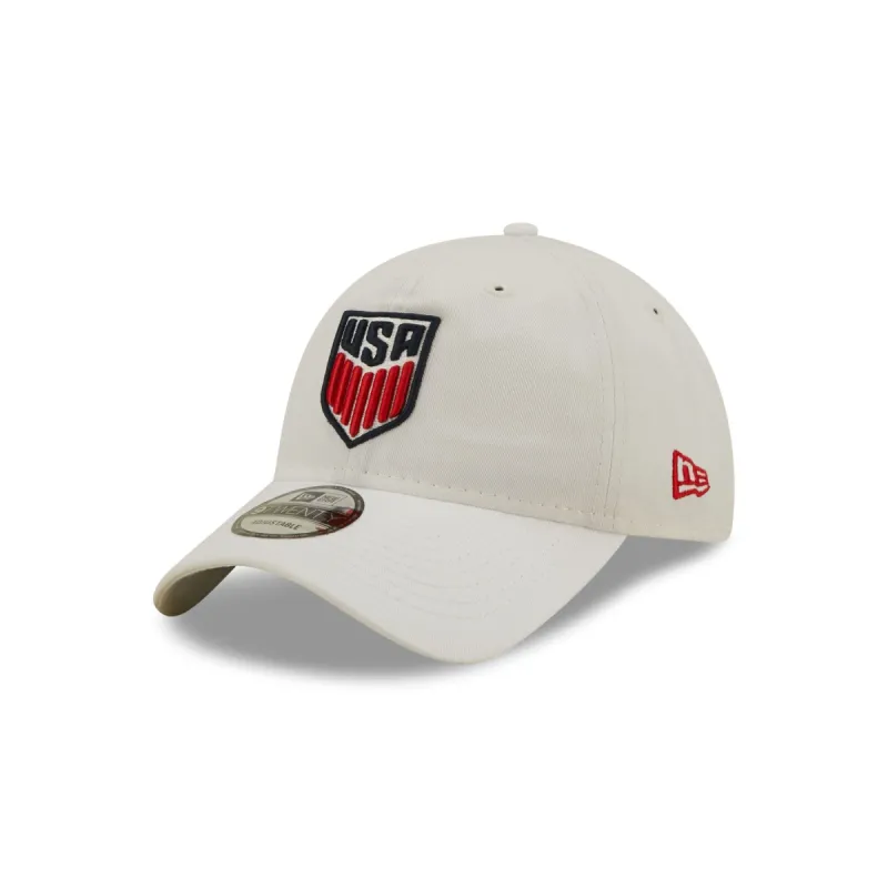 US Soccer White 9TWENTY Adjustable Hat sold by New Era