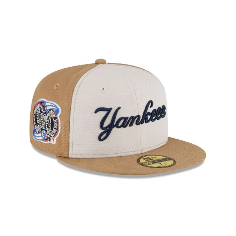 Just Caps Khaki New York Yankees 59FIFTY Fitted Hat sold by New Era