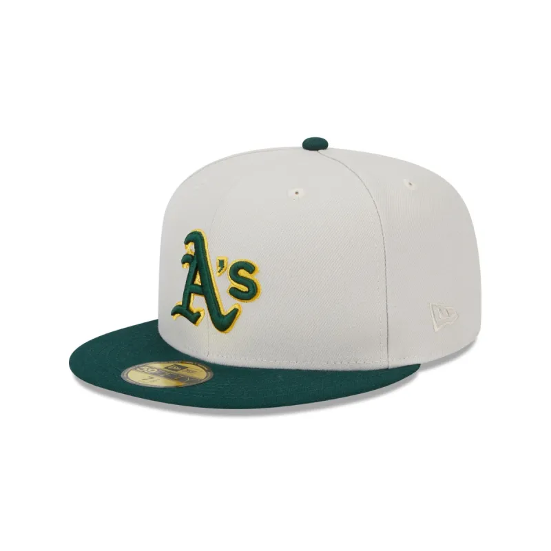 Oakland Athletics Varsity Letter 59FIFTY Fitted Hat sold by New Era