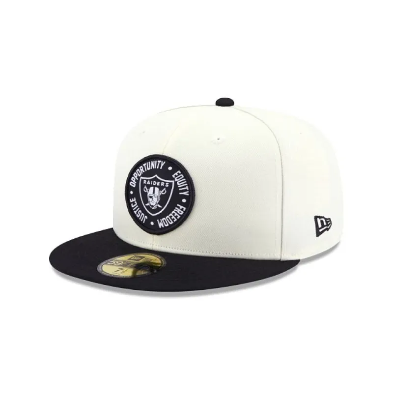 Las Vegas Raiders 2022 Inspire Change 59FIFTY Fitted Hat sold by New Era