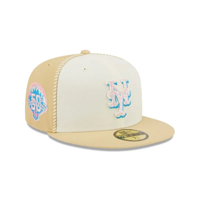New York Mets Seam Stitch 59FIFTY Fitted Hat sold by New Era