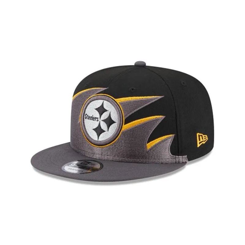 Pittsburgh Steelers Tidal Wave 9FIFTY Snapback Hat sold by New Era