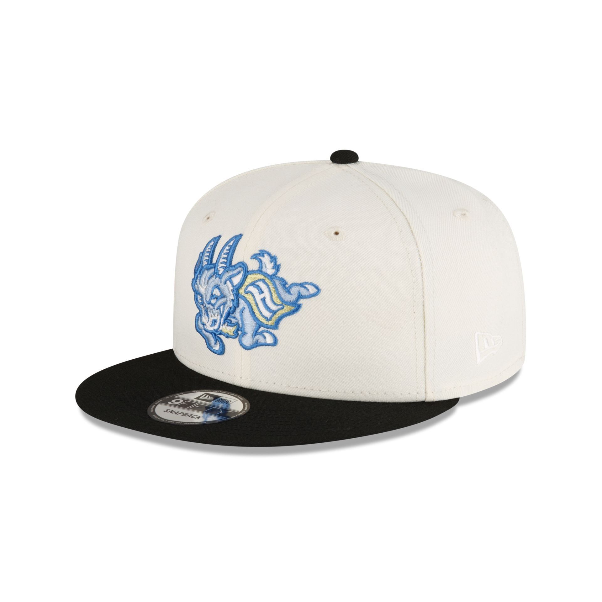Hartford Yard Goats Chrome Sky 9FIFTY Snapback Hat sold by New Era