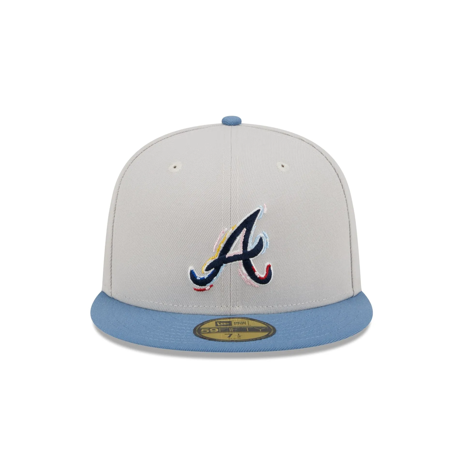 Atlanta Braves Color Brush 59FIFTY Fitted Hat sold by New Era product image thumbnail 2