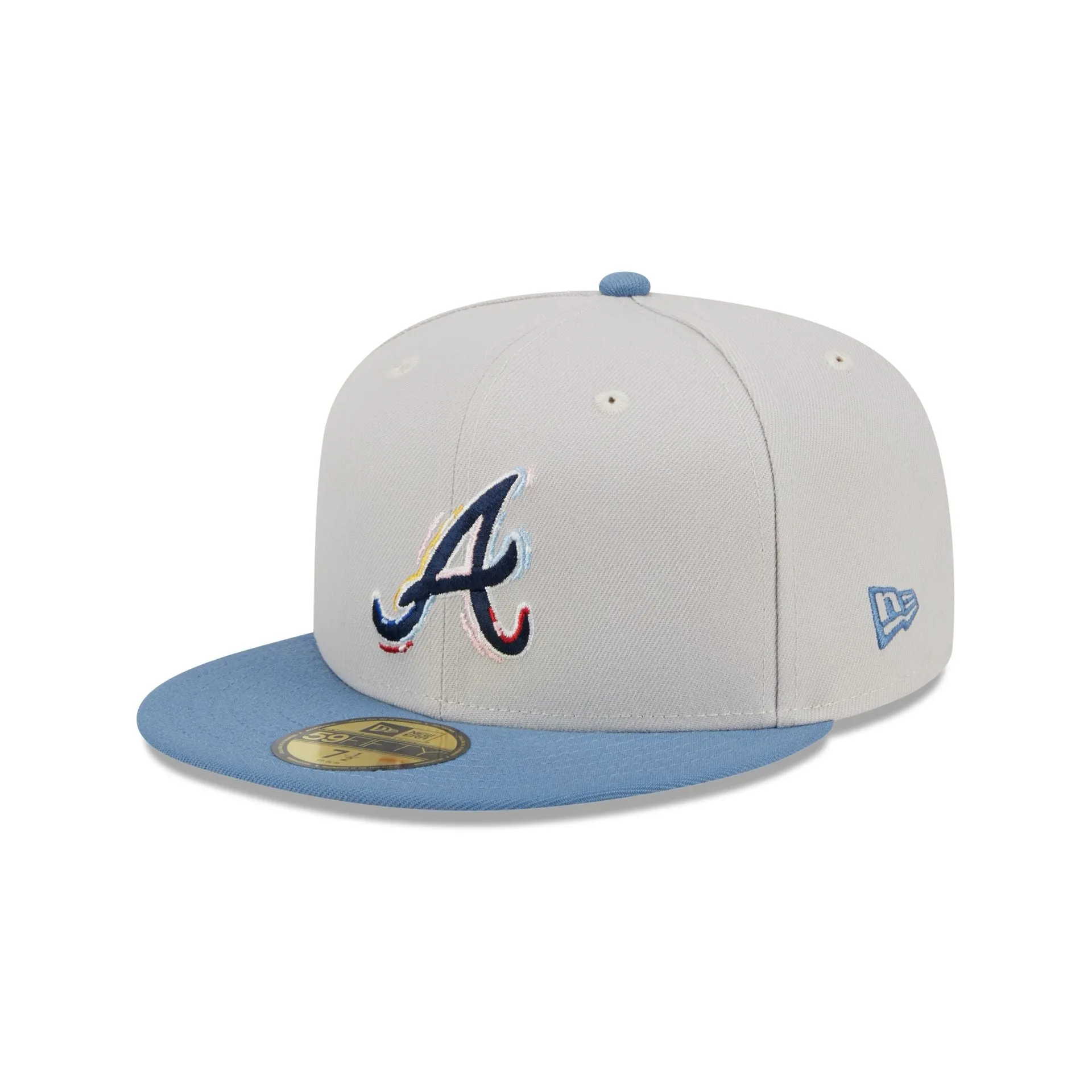 Atlanta Braves Color Brush 59FIFTY Fitted Hat sold by New Era product image thumbnail 3