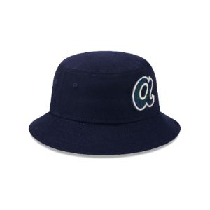 Atlanta Braves Plaid Bucket Hat sold by New Era