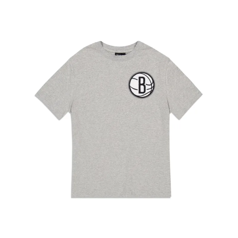 Brooklyn Nets Gray Logo Select T-Shirt sold by New Era