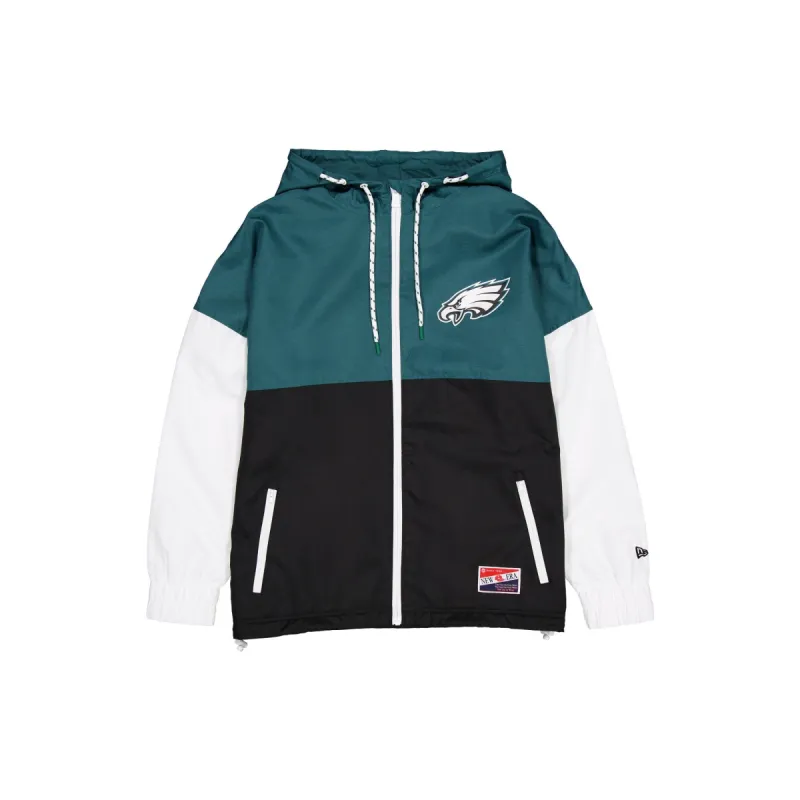 Philadelphia Eagles Throwback Windbreaker sold by New Era