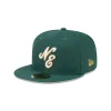 New Era Cap 70th Anniversary Green 59FIFTY Fitted Hat sold by New Era