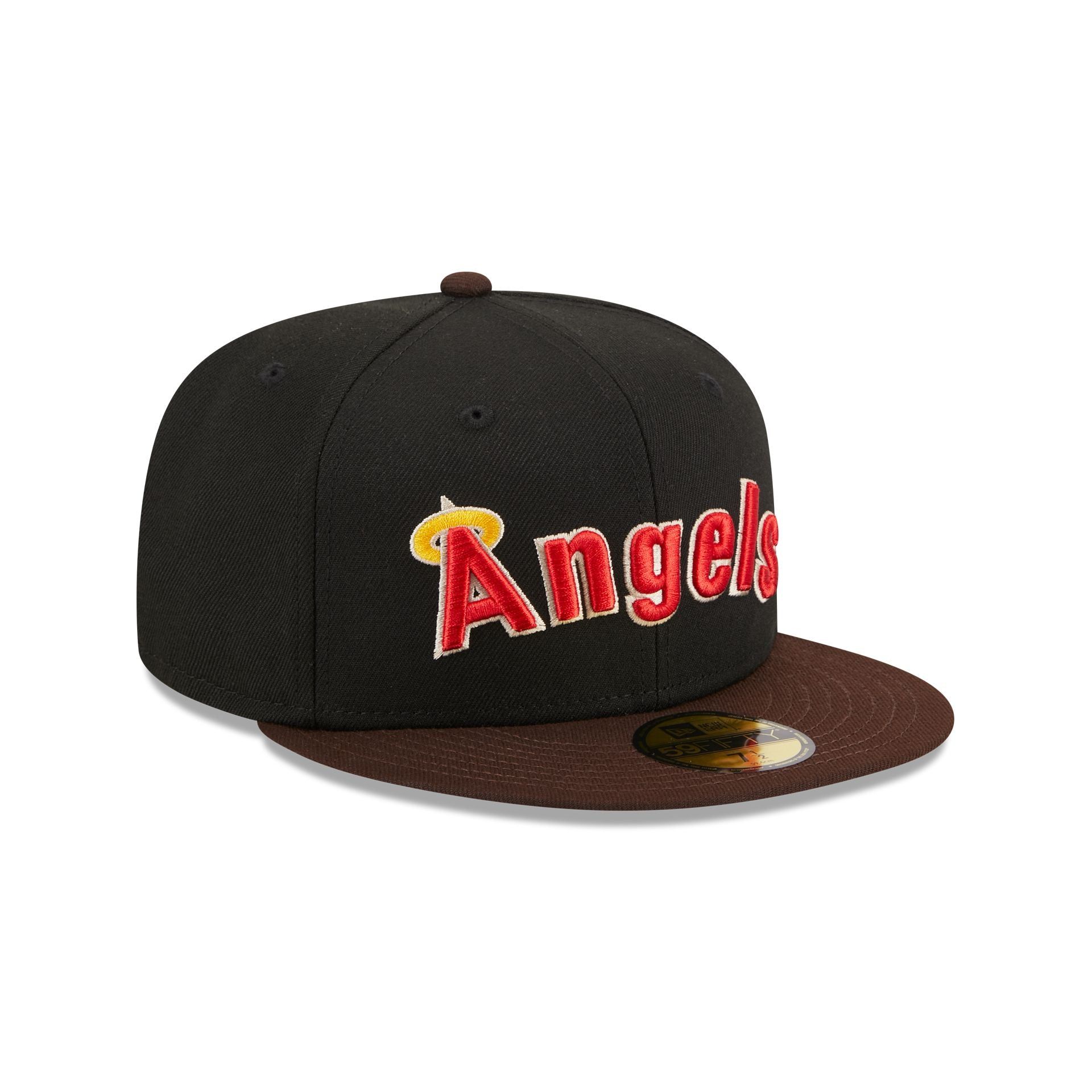 Los Angeles Angels Chocolate Visor 59FIFTY Fitted Hat sold by New Era product image thumbnail 3