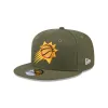 Phoenix Suns Olive 9FIFTY Snapback Hat sold by New Era