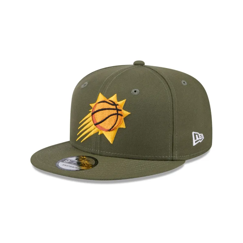 Phoenix Suns Olive 9FIFTY Snapback Hat sold by New Era