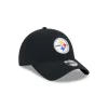 Pittsburgh Steelers Black 9TWENTY Adjustable Hat sold by New Era