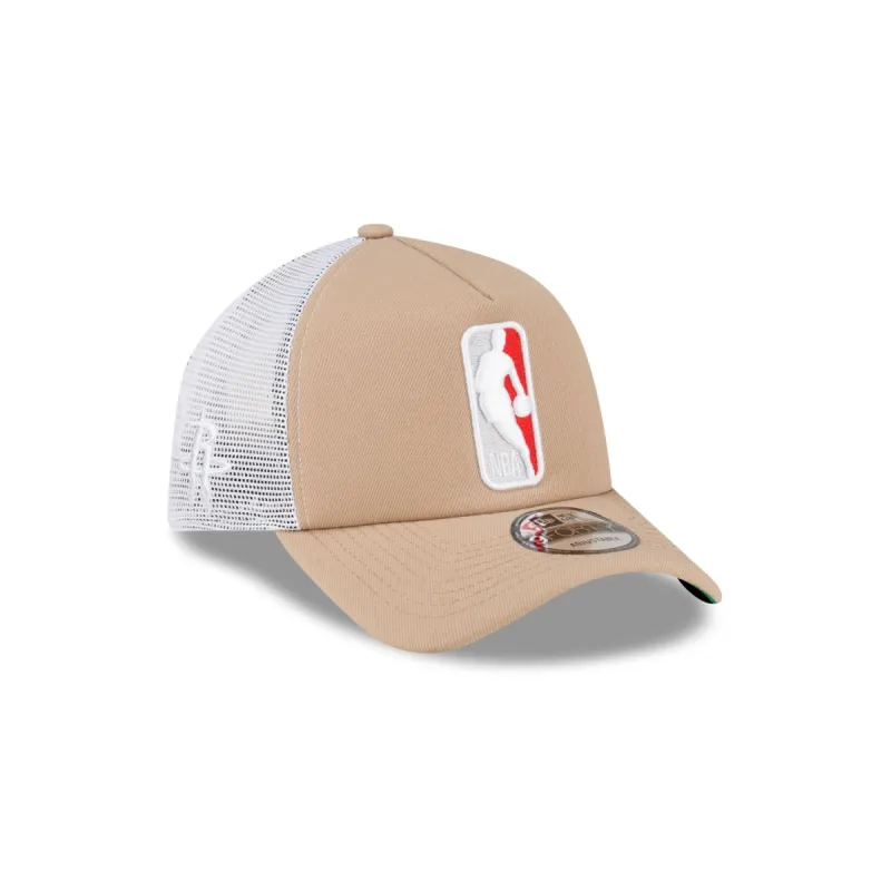 Houston Rockets Logoman 9FORTY A-Frame Snapback Hat sold by New Era
