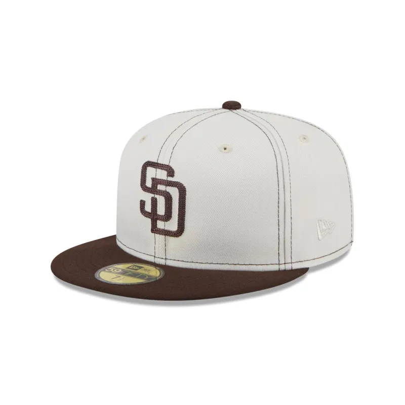 San Diego Padres Sandy Linen 59FIFTY Fitted Hat sold by New Era
