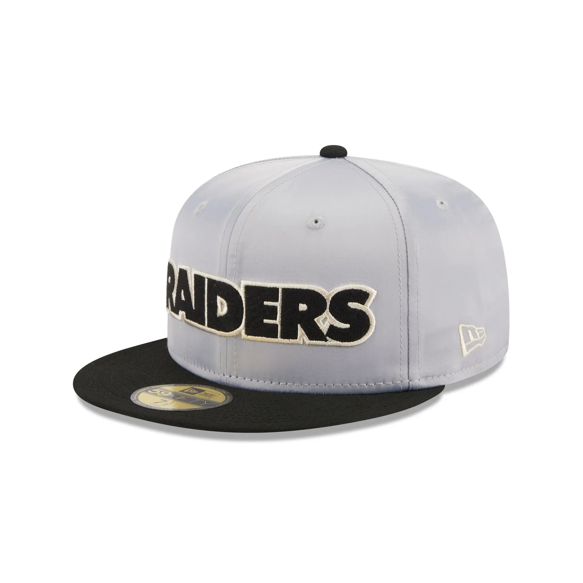 Las Vegas Raiders Satin 59FIFTY Fitted Hat sold by New Era