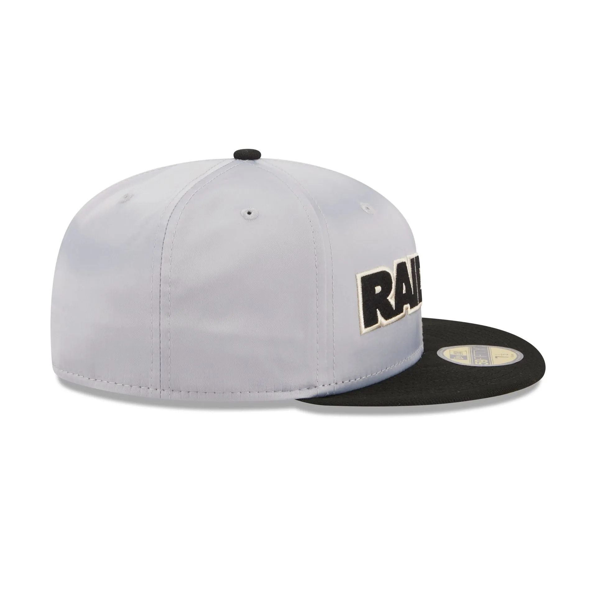 Las Vegas Raiders Satin 59FIFTY Fitted Hat sold by New Era product image thumbnail 5