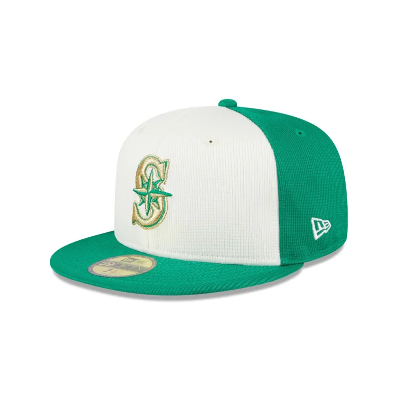 Seattle Mariners St. Patrick's Day 2024 59FIFTY Fitted Hat sold by New Era