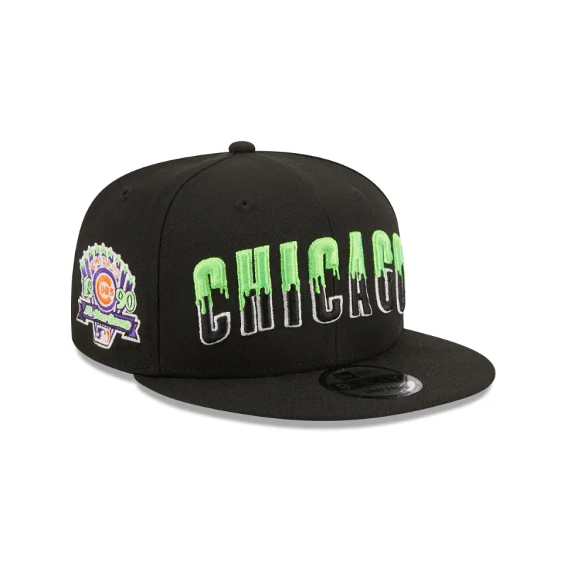 Chicago Cubs Slime Drip 9FIFTY Snapback Hat sold by New Era