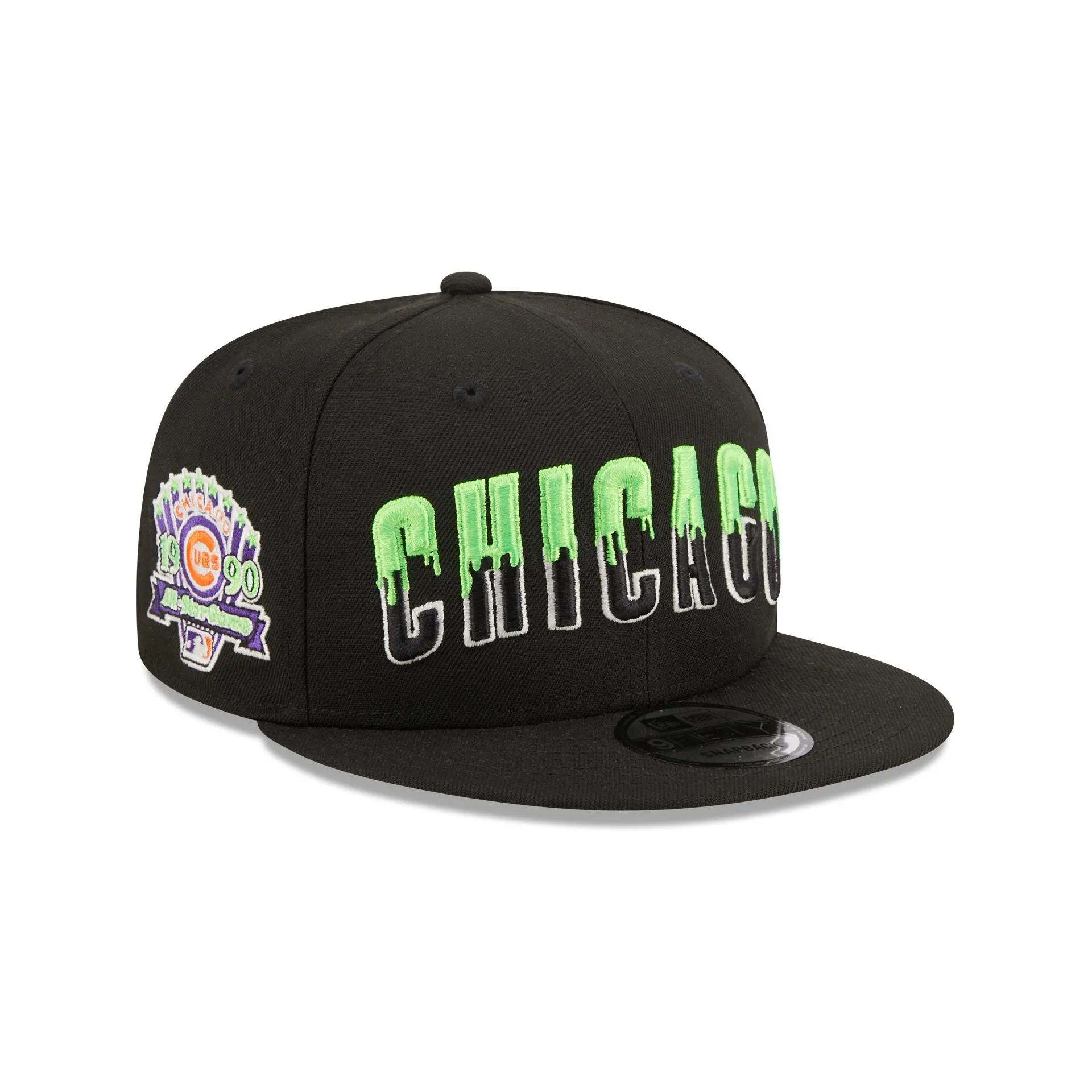 Chicago Cubs Slime Drip 9FIFTY Snapback Hat sold by New Era