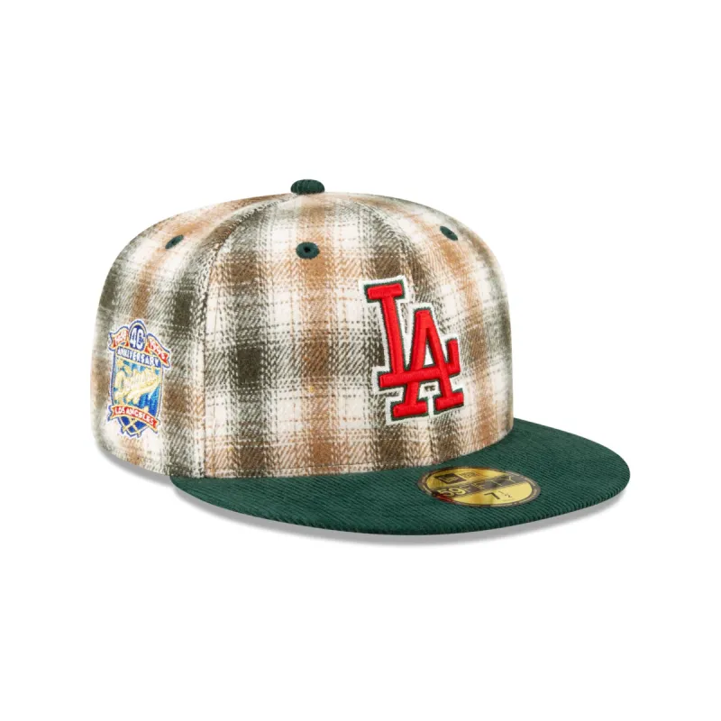 Just Caps Plaid Los Angeles Dodgers 59FIFTY Fitted Hat sold by New Era